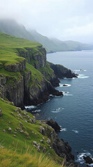 Isle of Eigg Scotland — Basalt Cliffs and Green Slopes with Sea Views and Rare Wildlife