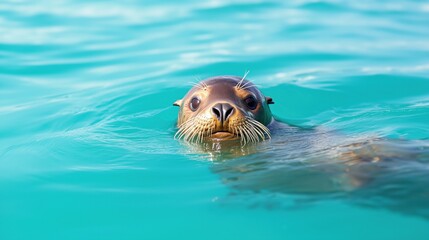 Obraz premium Brown fur seal