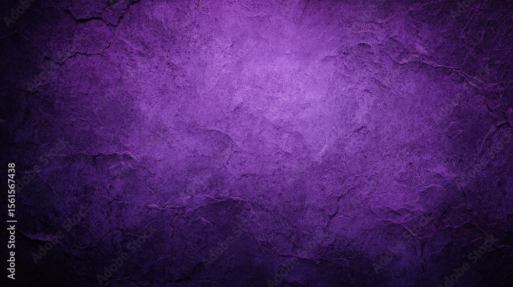 Poster deep purple textured wall background with rough uneven surface for design use.
