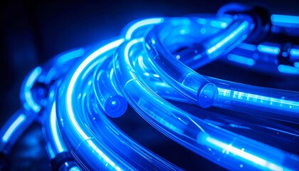 fiber optics background with lots light spots