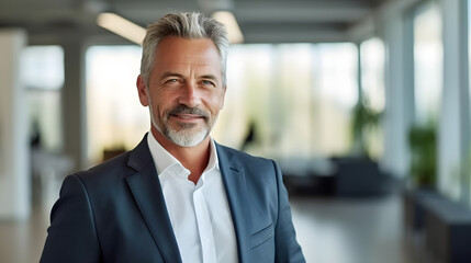 Naklejka premium portrait of a businessman