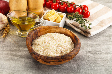 Indian cuisine - raw basmati rice