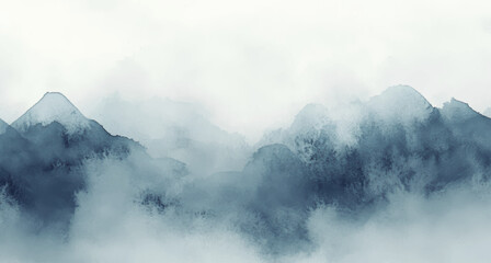 Abstract watercolor art background template. blue and white watercolor backdrop empty space for text, banner, presentation or product display graphic design