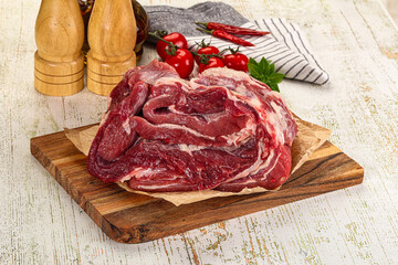 Raw beef meat for cooking