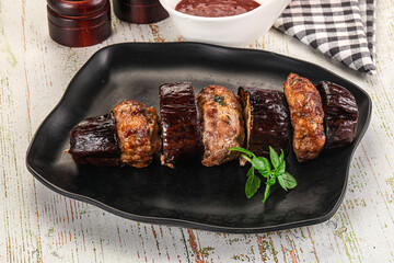 Turkish cuisine - Patlican Kebab with eggplant