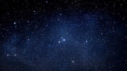 Fototapeta premium Stunning view of a clear night sky filled with countless bright stars and celestial objects.