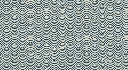 wave seamless abstract pattern