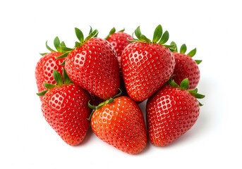 Strawberry Isolated Image, Berries Isolated image, Fruit Strawberries Isolated Image, Strawberry Flavor Isolated Image, Close Up Strawberry Image.