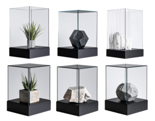 Minimalist Abstract Sculptural Art Pieces for Reception and Lounge Decoration Transparent PNG