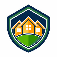 A professional and modern real estate logo featuring the letter V, designed with a house, roof, or property symbol. Ideal for real estate agencies, property dealers, housing companies, construction bu