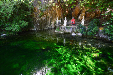 Fuente del rio Cabra en la subbética Cordobesa