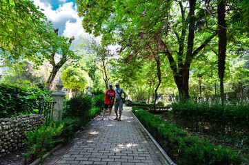 Obraz premium Fuente del rio Cabra en la subbética Cordobesa