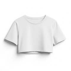 mockup white Crop Top