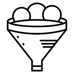Rectangular Funnel Icon
