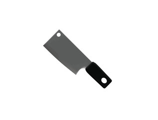 cleaver knife icon 3d illustration render