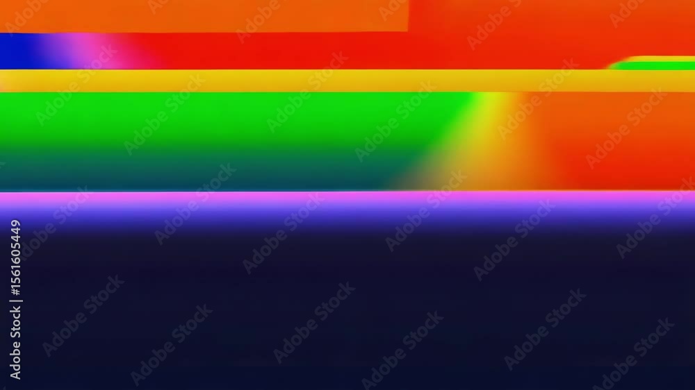 Poster an abstract background featuring a blurred gradient of orange and blue hues, creating a soft and atm