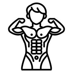 Strong Man Icon