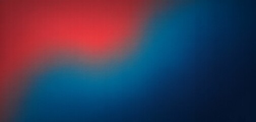 Abstract blurred background featuring a blend of red and blue color gradients seamlessly merging