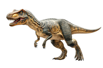 Obraz premium Ferocious Allosaurus Roaming Wildly In Primeval Times The Ancient World of Dinosaurs Extinct Animals