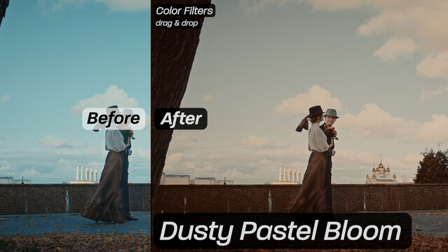 Dusty Pastel Bloom Color Filters