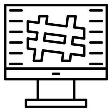 Hashing Icon