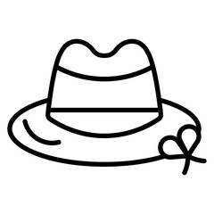 Black Hat Icon