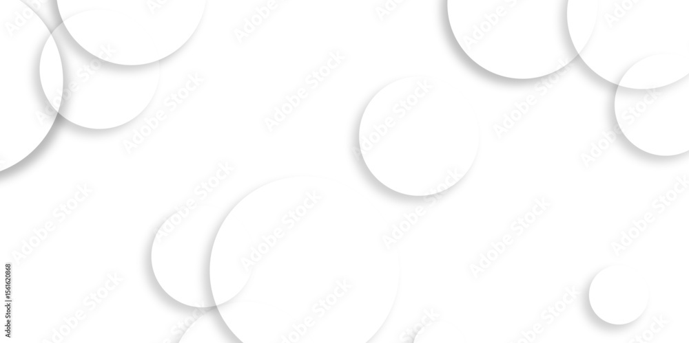 Poster luxury elegant white and grey background with circle. modern abstract light silver background vector