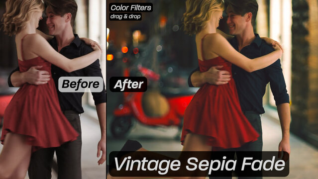 Vintage Sepia Fade Color Filters