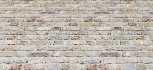 Ornamental brick wall forms part of interior