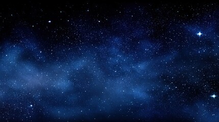 Fototapeta premium Vast Night Sky Filled with Bright Stars and Dense Cosmic Dust Cloud Scene.