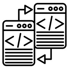 Code Refactoring Icon