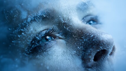 Frozen in cryogenic stasis, a glimpse into future reanimation possibilities through advanced technology