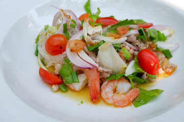 Glass Noodle, Spicy Salad (Yum Woon Sen)