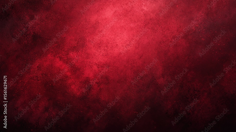 Poster Abstract red textured background with rough surface and vivid coloration design.
