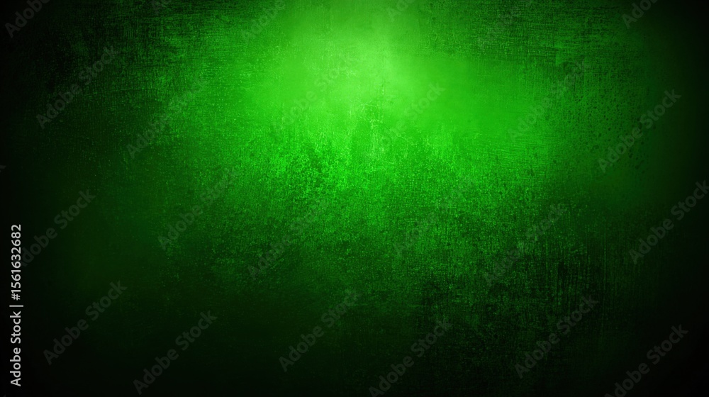 Poster bright green artistic background with textured surface and soft gradient effect.