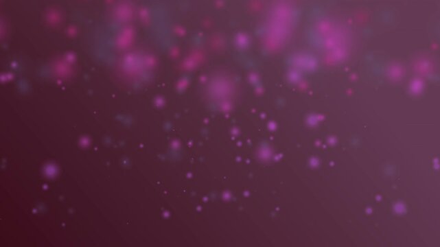 purple and pink fizzing bubbles rising to the surface with a deep purple space sci-fi cosmos style gradient background universe nebulae animation 4K