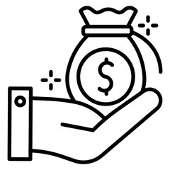 Financial Assistance Icon