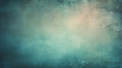 Obraz premium Abstract textured background with teal and beige gradient illuminating the surface.