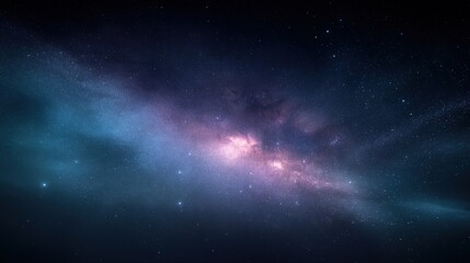 Stunning view of the Milky Way galaxy with vibrant stars and cosmic dust in the night sky.