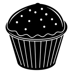 cupcake on a white background