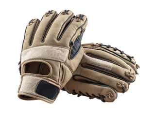 Premium Batting Gloves in Clean White Setting