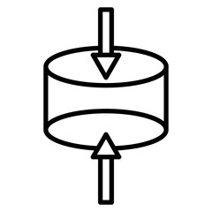 Piezoelectric Sensor Icon