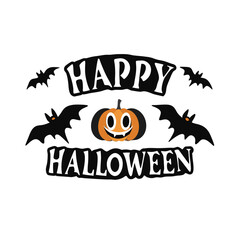 Happy Halloween pumpkin icon 