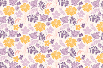 fine line floral drawing with seamless cotton flower repetition and minimal layout perfect for packaging, table covers, and clothing


