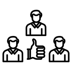 Obraz premium Stakeholder Engagement Icon