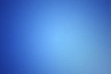 Abstract background of light blue shades with glare and bokeh effect.