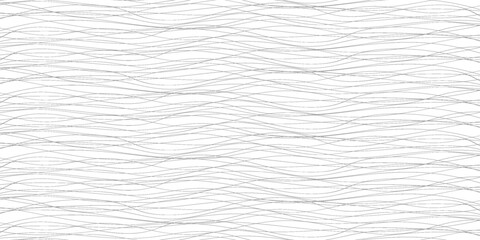 Set of wavy horizontal lines. Vector design element. vector