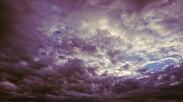 timelapse video of massive gray snow or rain clouds
