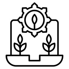 Green Technology Icon