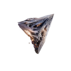 Abstract Cosmic Fragment Glowing Obsidian Shard in Space